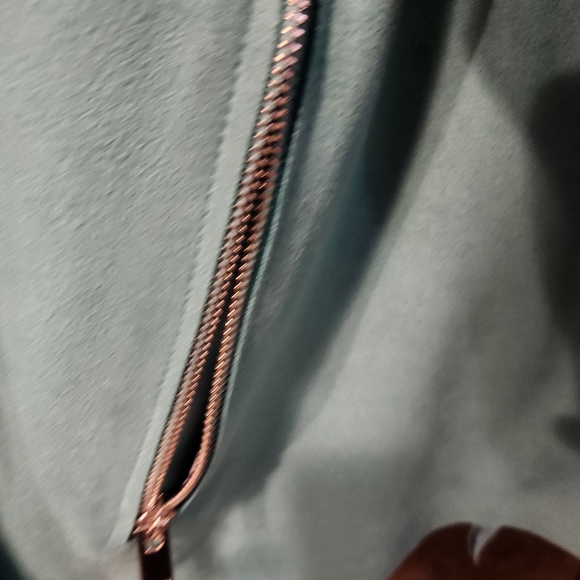 Philosophy Women's Aqua Leather Jacket - Picture 10 of 10